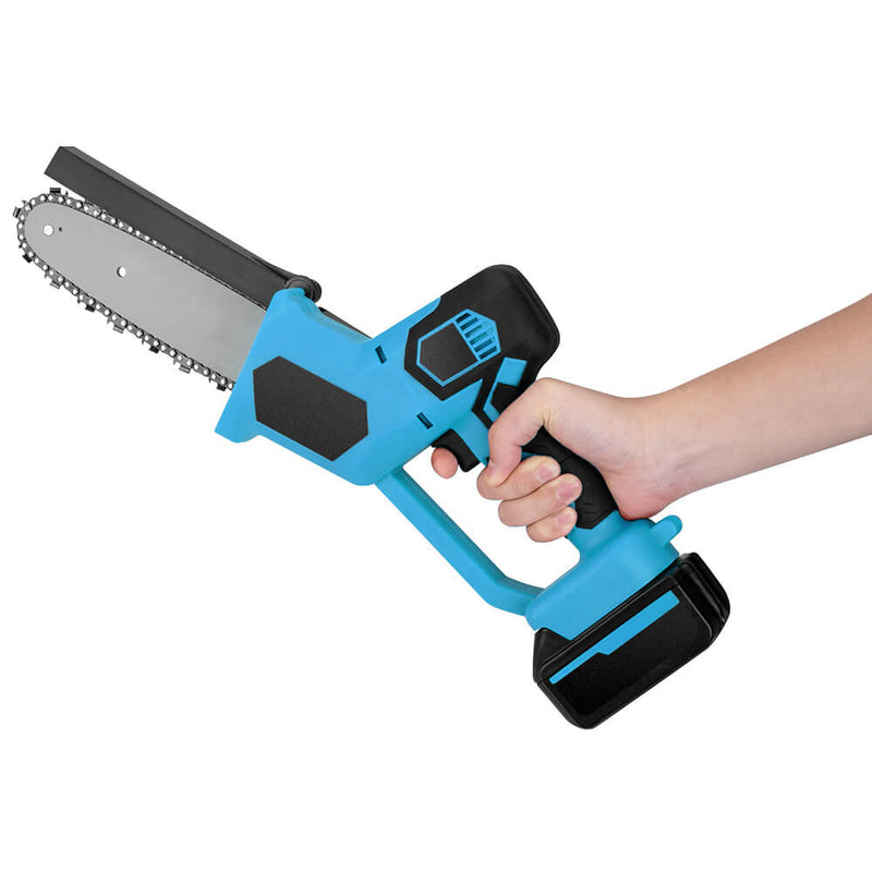 Motosierra eléctrica inalámbrica de 8" y 10" con 2 baterías
