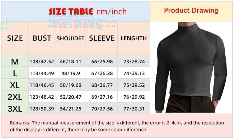 👕 60% OFF NOW! ✨ Men's High Neck Slim Fit T-Shirt - Stretchy & Breathable Fabric, Modern Style for Gym or Casual Wear 🏃‍♂️📦